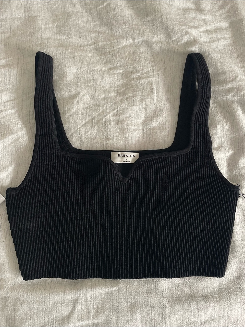 NWT Babaton Sculpt Knit crop tank